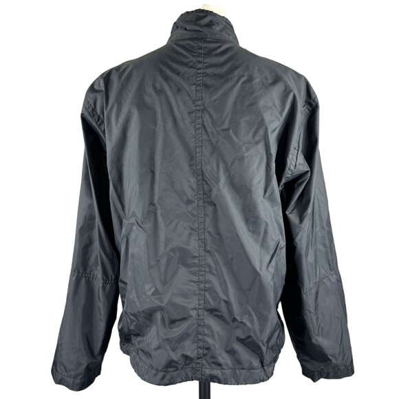 Nike Womens Black Half Zip Windbreaker Jacket High Neck Lined Long Sleeve Medium - Picture 2 of 16